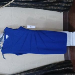 Blue Calvin Klein dress structured